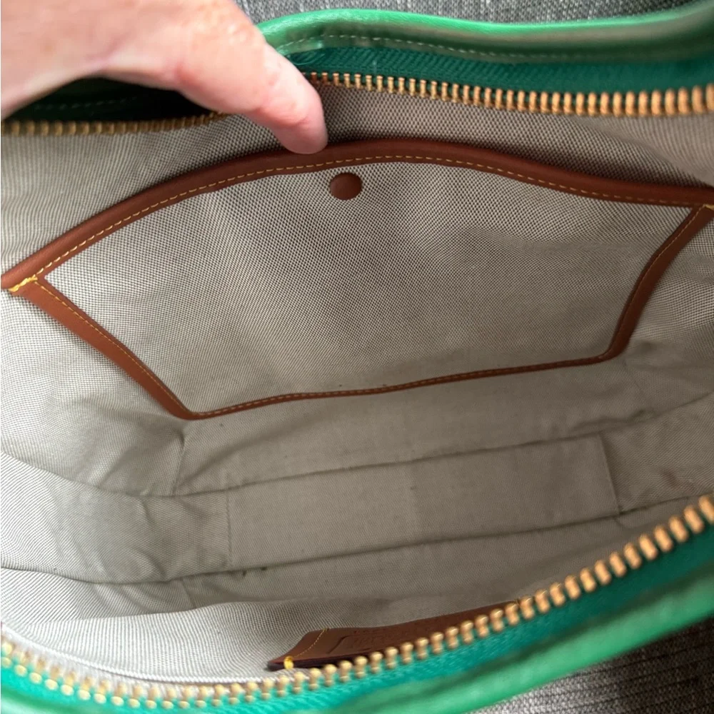 COACH Ergo Shoulder Bag 33 C2264 Large Leather Shoulder Bag in Green - Picture 6 of 11